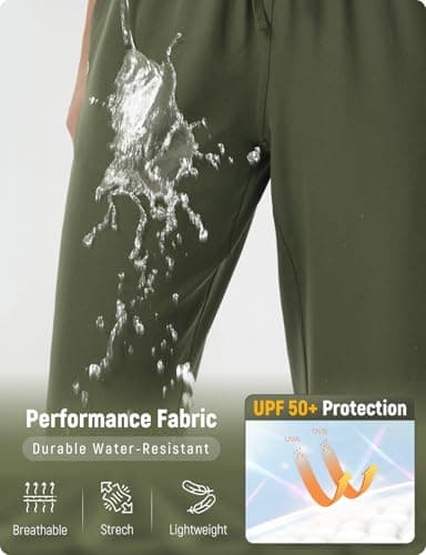 baleaf Women's Bermuda Shorts for Hiking UPF 50 Lightweight Quick Dry Water Resistant Short with Pockets Army Green XXL - Image 2