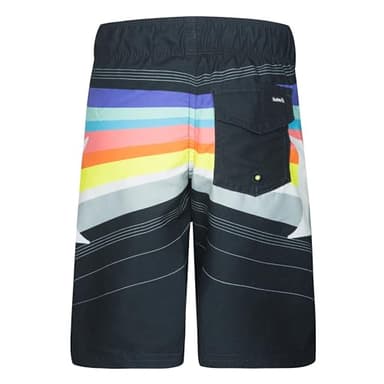 Hurley Boys' Pull On Swim Trunks, Multi/Black, S - Image 2