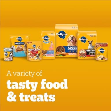 Pedigree Chopped Ground Dinner Adult Soft Wet Dog Food 30-Count Variety Pack, 3.5 oz Pouches - Image 11
