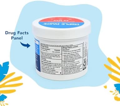 Triple Paste 3X Max Zinc Oxide Diaper Rash Ointment, 10oz Jar – Maximum Strength Diaper Cream for Sensitive Skin - Image 5