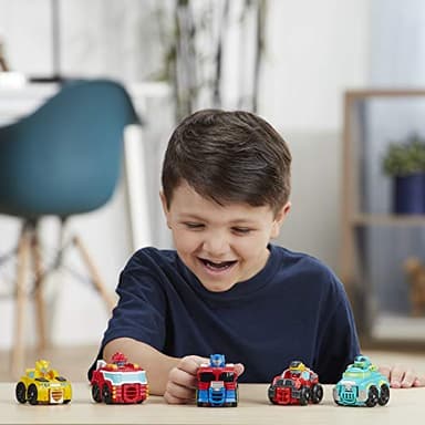 Transformers Playskool Heroes Rescue Bots Academy Mini Bot Racers Converting Robot Toy 5-Pack, 2-Inch Collectible Toy Cars (Amazon Exclusive) - Image 11