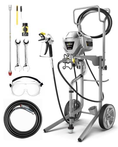 InoKraft MaXpray M3 Cart Airless Paint Sprayer, Highly Efficient Thinning-Free Minimal Overspray for Up to 15 Gallon DIY Painting Projects Home Interior & House Exterior, with Sprayer Accessories - Image 1