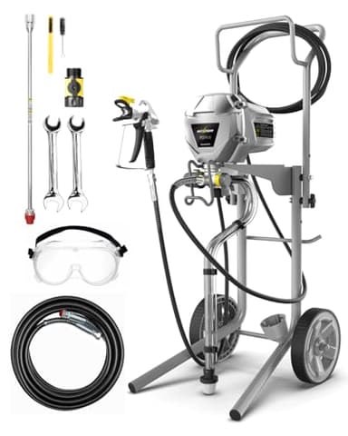 InoKraft MaXpray M3 Cart Airless Paint Sprayer, Highly Efficient Thinning-Free Minimal Overspray for Up to 15 Gallon DIY Painting Projects Home Interior & House Exterior, with Sprayer Accessories - Image 1
