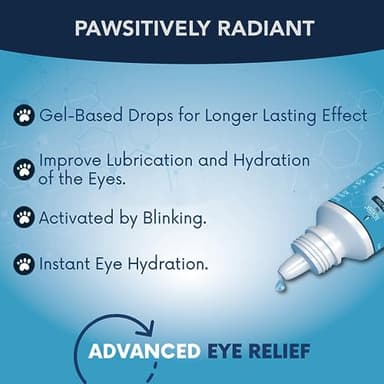 NOVEHA Pet Gel Eye Drops with 0.3% Viscoadaptive Hyaluronan | Eye Solution for Severe Dry Eyes - Long Lasting Hydration, Reduces Nuisance, Swelling & Dryness - Eye Lube for Dogs and Cats (2x10mL) - Image 2