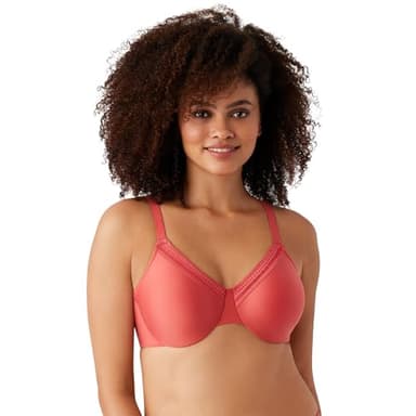 Wacoal Womens Perfect Primer Underwire Bra, Mineral Red, 36D US - Image 1