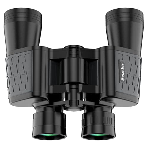 10x50 HD Binoculars for Adults High Powered, Waterproof & Compact Binoculars for Bird Watching, Hunting, Travel–Low Light Vision, Non-Slip Grip, Durable Optics - Image 1