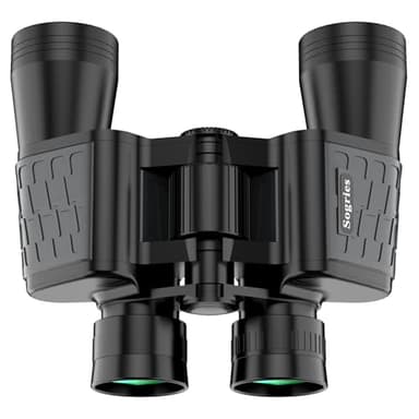 10x50 HD Binoculars for Adults High Powered, Waterproof & Compact Binoculars for Bird Watching, Hunting, Travel–Low Light Vision, Non-Slip Grip, Durable Optics - Image 1