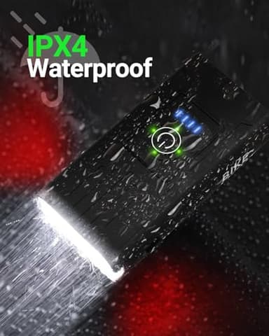 Victoper Bike Light, High Lumens Super Bright Bicycle Lights, 6+4 Modes USB Rechargeable Bike Headlight & Tail Light Set, Waterproof Safety Bike Front & Rear Light for Road, Mountain, Night Riding - Image 7