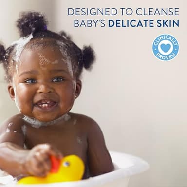 Cetaphil Baby Body Wash with Half Baby Lotion, Gentle Wash with Organic Calendula, Soothes Dry, Sensitive Skin for Everyday Use, Gentle Fragrance, Soap Free, Hypoallergenic, 7.8oz - Image 3