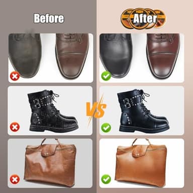 13Pcs Polish Kit for Men & Women - 3 Horsehair Brushes, Black Brown Neutral Mink Oil for Shoes, Boots Shine Care Kit - Image 8