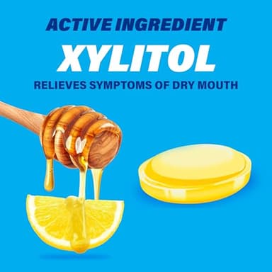ACT Dry Mouth Lozenges With Xylitol, 36-Count, Sugar Free Honey-Lemon - Image 5