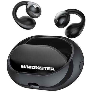 Monster Open Ear AC600 Headphones, Bluetooth 5.4 Wireless Earbuds with HiFi Stereo, Clip-On Earbuds with ENC Clear Call, 21H Playtime, Touch Control, IPX6 Waterproof Wireless Headphones for Sport - Image 1