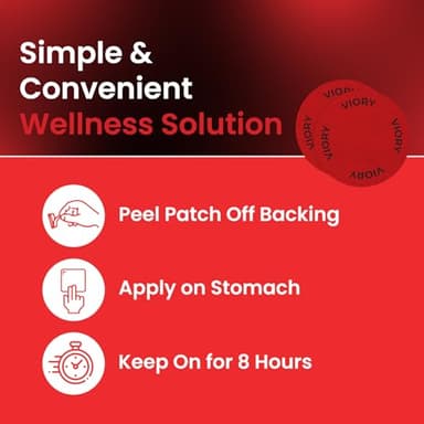 VIORY GLP-1 Patches for Women & Men | GLP1 Patch with Berberine, L-Glutamine, Garcinia Cambogia, Resveratrol | 60 Days Supply - Image 4