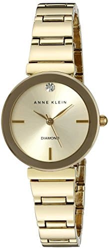 Anne Klein Women's Genuine Diamond Dial Bracelet Watch - Image 1