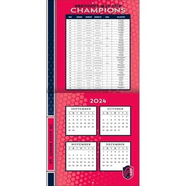 TURNER SPORTS St. Louis City SC 2025 12x12 Team Wall Calendar (25998012203) - Image 4