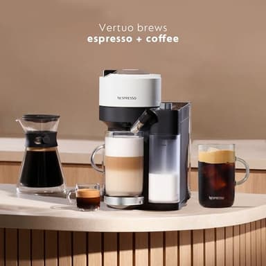 Nespresso Vertuo Lattissima Coffee & Espresso Maker by De'Longhi, Matte White and Glossy - Image 2