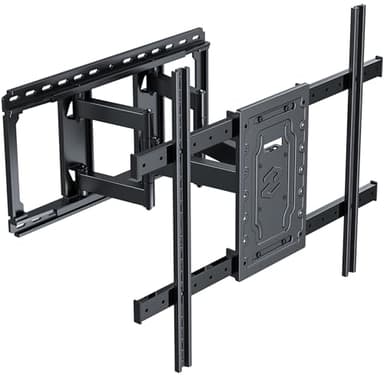 TV Wall Mount for 32"-100" up to 220 lbs, USX MOUNT Full Motion TV Mount with Swivel Tilt Dual Articulating Arms, Pre-Assembled Universal Wall Bracket, Max VESA 800x600mm, 12″-24″ Wood Studs - Image 1