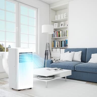 Portable Air Conditioners 10,000 BTU,Air Conditioner Portable Cooling up to 450 Sq. Ft. with Dehumidifier, Fan & Sleep Mode, 3-in-1 Standing AC with RC, 24H Timer & Window Kit for Bedroom, Office - Image 6