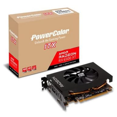 PowerColor AMD Radeon RX 6500 XT ITX Gaming Graphics Card with 4GB GDDR6 Memory - Image 3