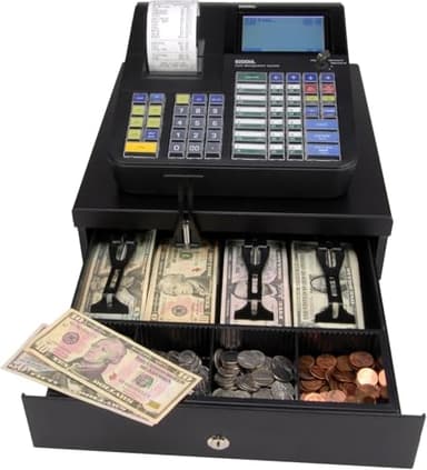 Royal - Electronic Cash Register, 6000ML, Advanced POS System for Businesses, Ideal for Retail & Small Businesses (Black) - Image 5