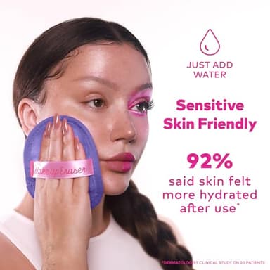 The Original MakeUp Eraser, 7-Day Set, Erase All Makeup with Just Water, Including Waterproof Mascara, Eyeliner, Foundation, Lipstick, Sunscreen, and More! Dewy Glow, 7ct. - Image 5