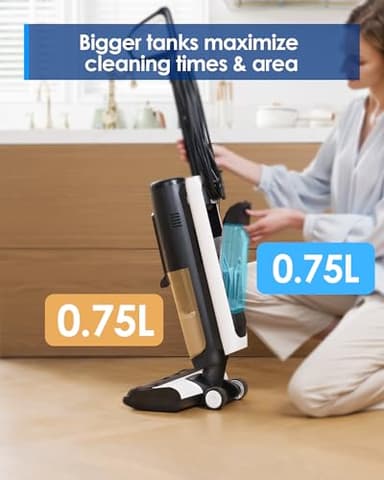 Tineco iFLOOR 5 Steam Wet Dry Vacuum All-in-one, Steam Mop Hardwood Floor Cleaner Great for Sticky Messes, 248℉ High-Temp Steam, Self-Cleaning with steam - Image 7