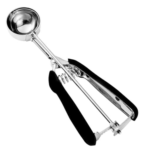 HOMURE H Cookie Scoop 2 Tablespoon, Size #40 Cookie Dough Scoop, 2 Tbsp/ 30 ml/ 1 oz Cookie Scoops for Baking, Spring-Loaded, 18/8 Stainless Steel, Comfortable Grip - Image 1