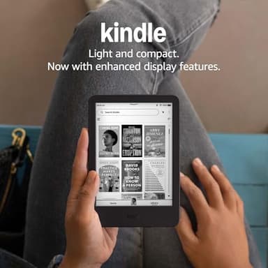 Like-New Amazon Kindle (16 GB) - Lightest and most compact Kindle, with glare-free display, faster page turns, adjustable front light, and long battery life - Black - Image 8