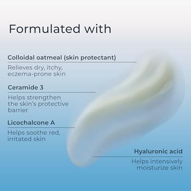 Eucerin Baby Eczema Relief Hydrogel for Dry, Itchy, Eczema-Prone Skin with Colloidal Oatmeal, Hypoallergenic, Fragrance Free and Steroid Free Body Moisturizer for Babies, 5 Fl Oz Tube - Image 4