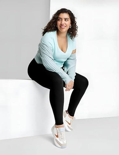 3 Pack Leggings for Women High Waisted No See-Through Tummy Control Soft Yoga Pants Womens Workout Athletic Running Leggings - Image 3