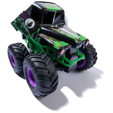 Monster Jam, Official Smash & Bash Grave Digger Remote Control Indoor & Outdoor Vehicle, 1:15 Scale Repairable Monster Truck, Kids Toys for Boy and Girls Ages 4 and up - Image 5