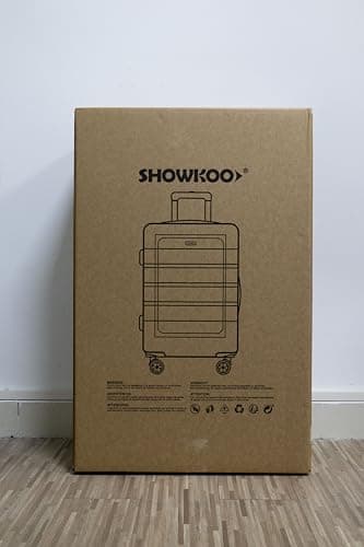 SHOWKOO Luggage Sets Expandable PC+ABS Durable Suitcase Double Wheels TSA Lock 3pcs, Champagne - Image 9