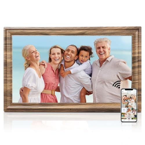 16 Inch Large Digital Picture Frame, Canupdog Digital Photo Frame with 32GB Storage Wall Mountable, Auto-Rotate, Motion Sensor Share Photo Video via App - Image 1