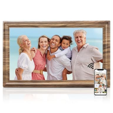 16 Inch Large Digital Picture Frame, Canupdog Digital Photo Frame with 32GB Storage Wall Mountable, Auto-Rotate, Motion Sensor Share Photo Video via App - Image 1