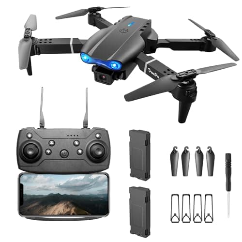 2025 Foldable Drone with 1080P Dual Camera for Adults, RC Quadcopter WiFi FPV Live Video, Altitude Hold, Beginner One Key Take Off/Land -E99 - Image 1