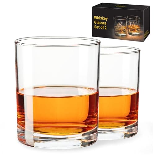 Fruit Punch Whiskey Glasses Set of 2, 10 OZ Old Fashioned Glass, Whiskey Glasses in Bar and Party, Rocks Glasses, Bourbon Glass, Liquor Vodka, Whiskey Gifts for Men, Gift for Men, Christmas Gift - Image 1