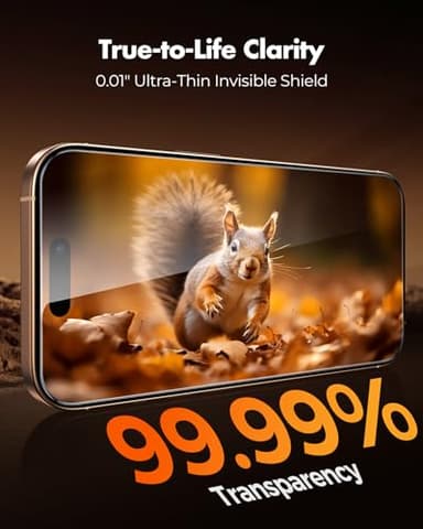 UNBREAKcable 2+2 Pack for iPhone 16 Pro Max Screen Protector & Lens Protector 【Military-Grade】【Easy Install】【Efficient Night Shot】9H+ Shatterproof Tempered Glass Film,Bubble-Free&Anti-Fingerprint ,Case Friendly-6.9 inch - Image 8