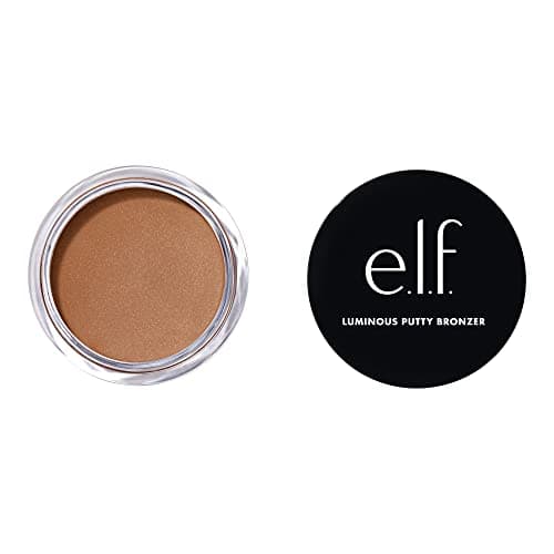 e.l.f. Luminous Putty Bronzer, Lightweight Putty-to-Powder Bronzer For A Radiant, Glowing Finish, Highly Pigmented, Vegan & Cruelty-Free, Sun Chaser - Image 1