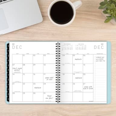 AT-A-GLANCE 2025 Planner, Weekly & Monthly, 7" x 8-3/4", Medium, Contemporary Lite, Sky Blue (7054XL3825) - Image 2