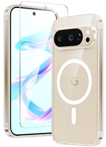 FNTCASE for Google Pixel 10 Case: Pixel 10 Pro Case Google 9/9 Pro Magnetic Clear Slim PhoneCase | Anti-Drop Shockproof Scratch Protective Thin Transparent Crystal Cell Phone Cover(Clear) - Image 1