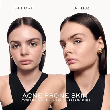 Lancôme Teint Idole Ultra Wear Natural Matte Foundation- Longwear, Medium-Full Coverage, Natural Finish, Waterproof & Hydrating - 250W (Light to Medium Skin with Warm/Peachy Undertones), 1 Fl Oz - Image 5