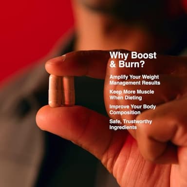 Mdrive Boost and Burn Testosterone Booster and Fat Burner for Men, Energy, Strength, Stress Relief, KSM-66 Ashwagandha, Advantra Z, Chromax, 60 Capsules - Image 4