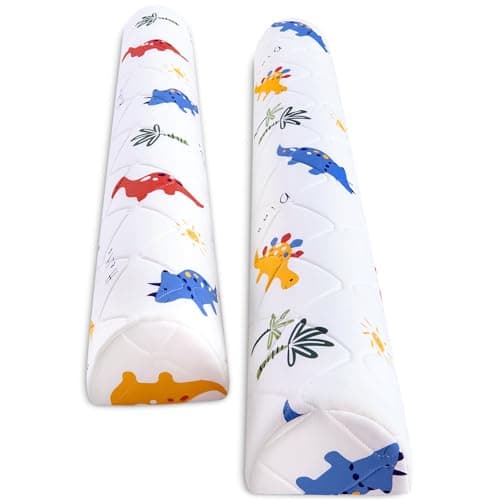 Ceekliybear 2-Pack Premium Foam Bed Bumpers for Toddler, Non-Slip Bed Rails for Toddlers for Twin, Queen, King Beds, Machine Washable Bumpers Cover for Easy Care（Size: 52" x 7" x 5"） - Image 1