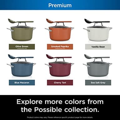 Ninja CW202GN Foodi NeverStick PossiblePot, Premium Set with 7-Quart Capacity Pot, Roasting Rack, Glass Lid & Integrated Spoon, Nonstick, Durable & Oven Safe to 500°F, Olive Green - Image 15