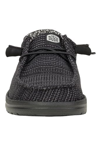 Hey Dude Wendy Stretch Sox Black/Black Size 10, Women’s Shoes, Women’s Slip-on Loafers, Comfortable & Light-Weight - Image 6