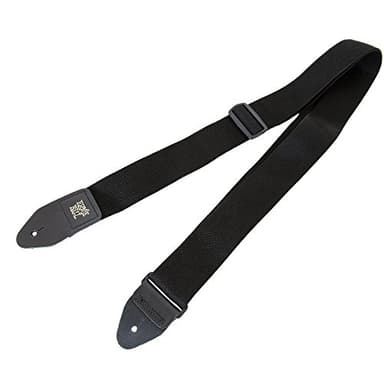 Ernie Ball Polypro Guitar Strap, Black (P04037) - Image 3