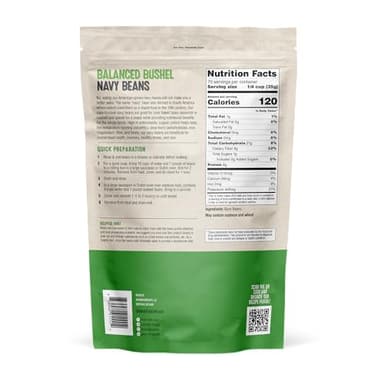 Balanced Bushel Navy Beans, 80 oz Bag - Image 2