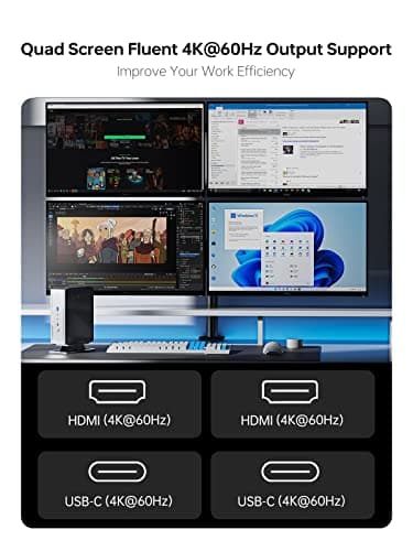MINISFORUM NAD9 Mini PC Intel Core i9-12900H(14C/20T) up to 5.0 GHz, 16GB DDR4 RAM 512GB SSD Mini Desktop Computer, 2xHDMI / 2xUSB-C 4K@60Hz Outputs, 2X 2.5 inch SATA HDD Slots, 2.5GbE LAN (Renewed) - Image 6