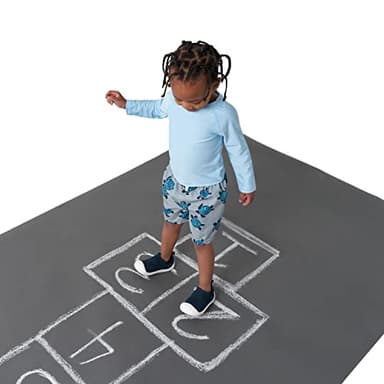 Gerber Unisex Baby Standard Toddler UPF 50+ Long Sleeve Rashguard Swim Shirt, Light Blue, 12 Months - Image 4