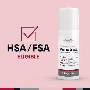 Penetrex Joint & Muscle Therapy - Soothing Gel for Back, Neck, Hands, Feet - Premium Whole Body Rub with Arnica, Vitamin B6 & MSM - 3oz Roll On Gel (2-Pack) - Image 6